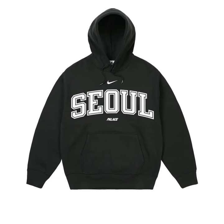 Nike Nike X PALACE Sweatshirts Unisex Black Hooded Non Detachable Moderate
