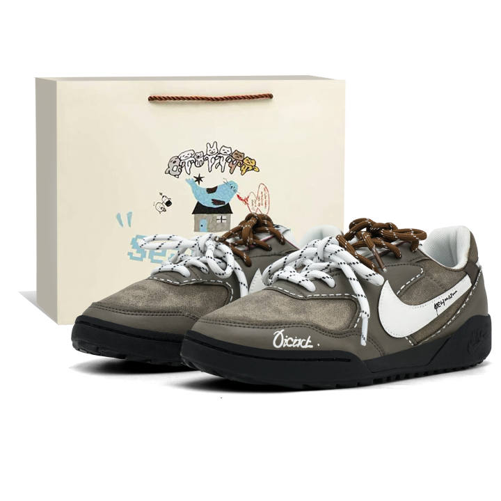 Nike Nike Terra Manta Casual Shoes Unisex Low Top Black, White, Gray