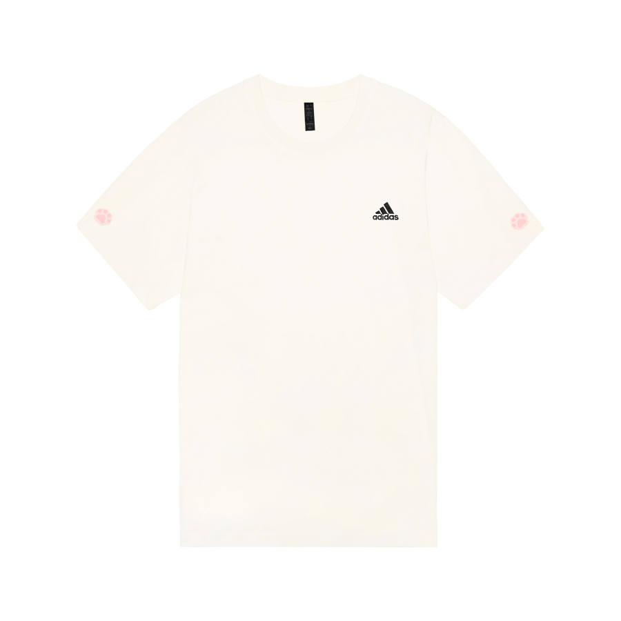 Adidas Adidas MUST HAVES T Shirts Unisex Ecru Crew Neck Moderate Straight Fit