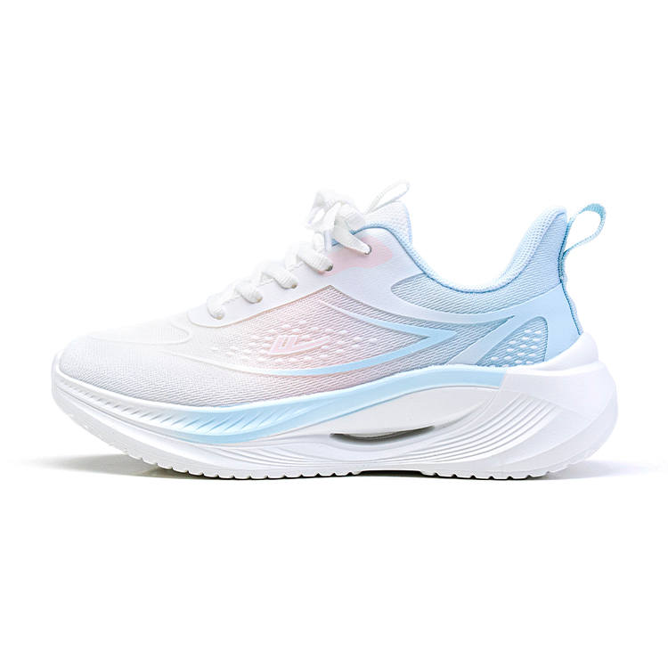 WARRIOR Running Shoes Women's Low Top White Blue Pink