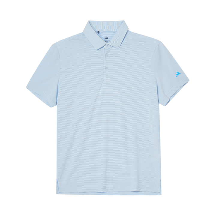 Adidas Adidas Golf Clothing Men's Crystal Blue/Laser Bright Blue Polo Collar Moderate