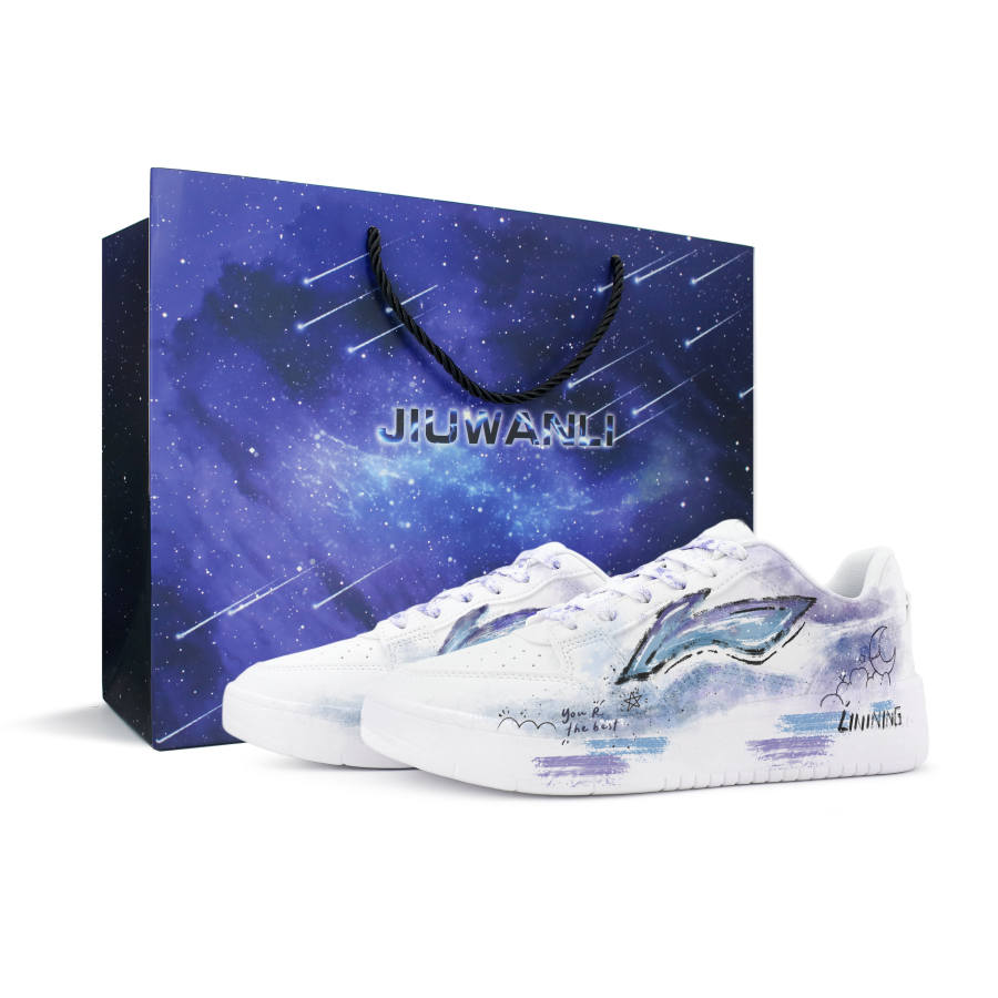 Li-Ning Li Ning Sycee Skateboard Shoes Men's Low Top Blue/Purple/White/Black
