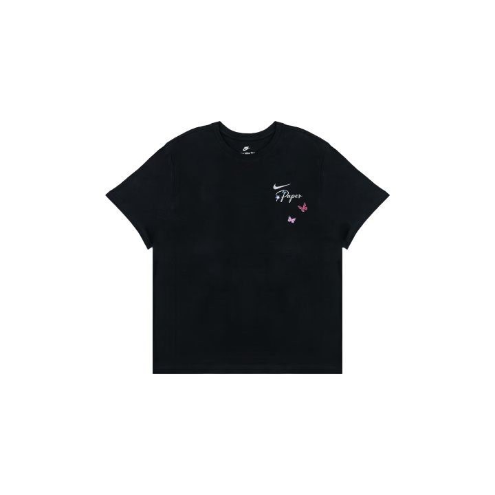 Nike Nike Sportswear T Shirts Men's Black Crew Neck Moderate Straight Fit