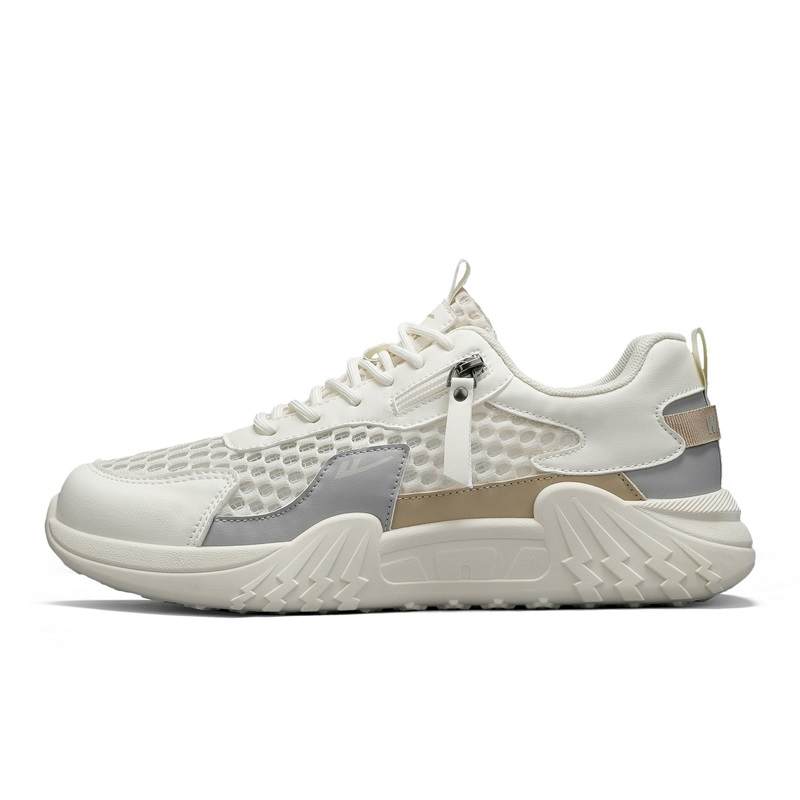 WARRIOR Casual Shoes Men's Low Top Beige/Gray/Light Khaki