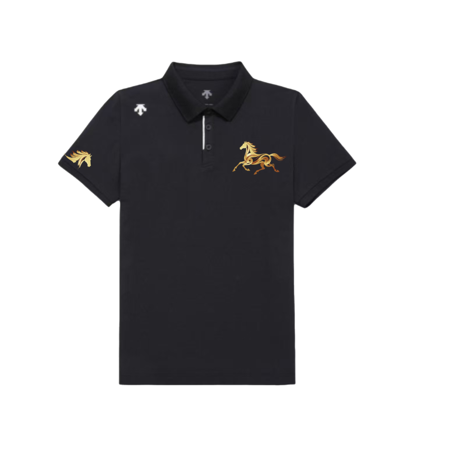 DESCENTE Polo Shirts Unisex Moderate Straight Fit