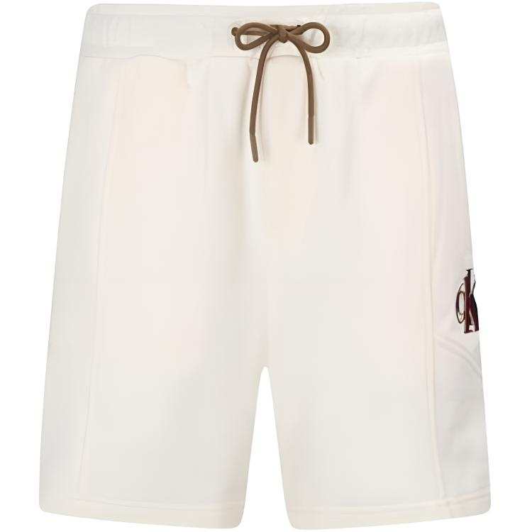 CALVIN KLEIN Casual Shorts Men's Ecru