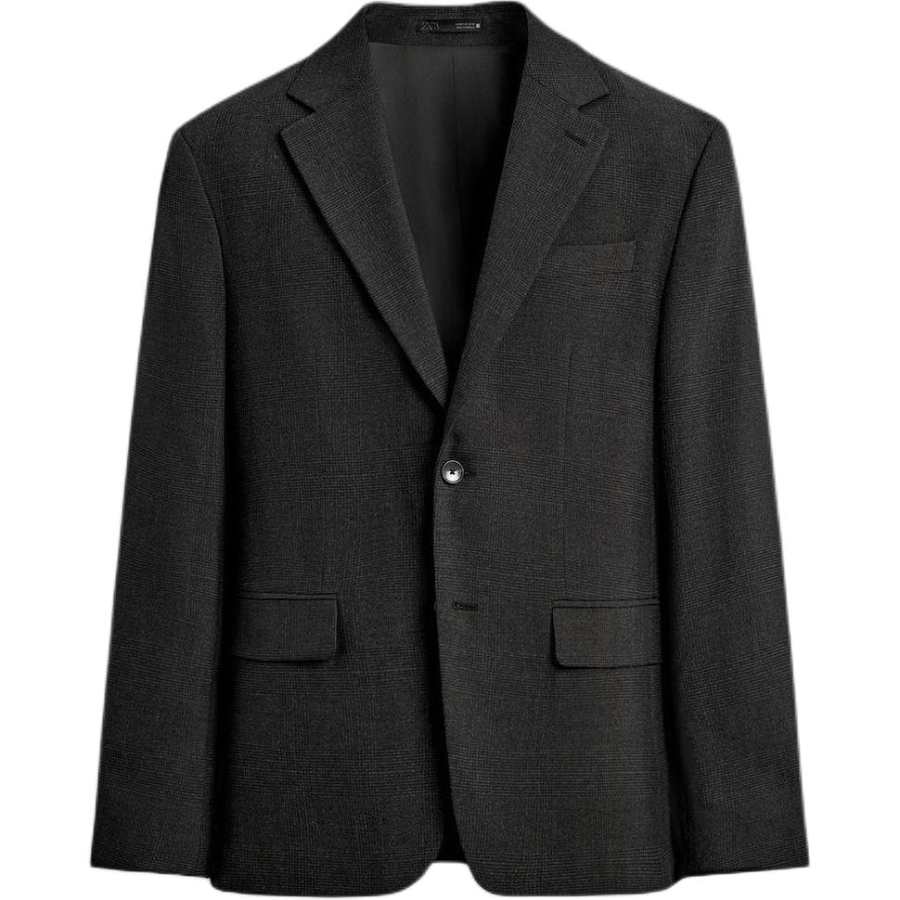 ZARA Business Suits Men's Charcoal Gray Moderate