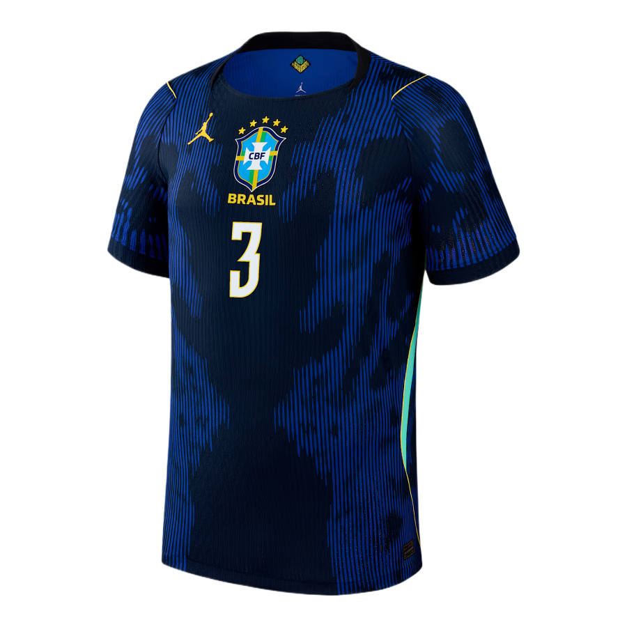 Nike Nike Brazil National Team Soccer Jerseys Men's Blue Crew Neck Moderate