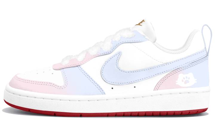 Nike Nike Court Borough Skateboard Shoes Women's Low Top Pink