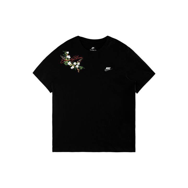 Nike Nike Sportswear Club T Shirts Men's Black/White/Dark Gray Crew Neck Moderate