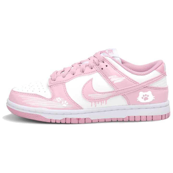 Nike Nike Dunk Skateboard Shoes Women's Low Top Pink