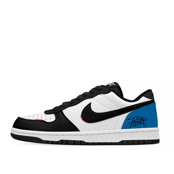 Nike Nike Big Skateboard Shoes Unisex Low Top White/Blue/Black
