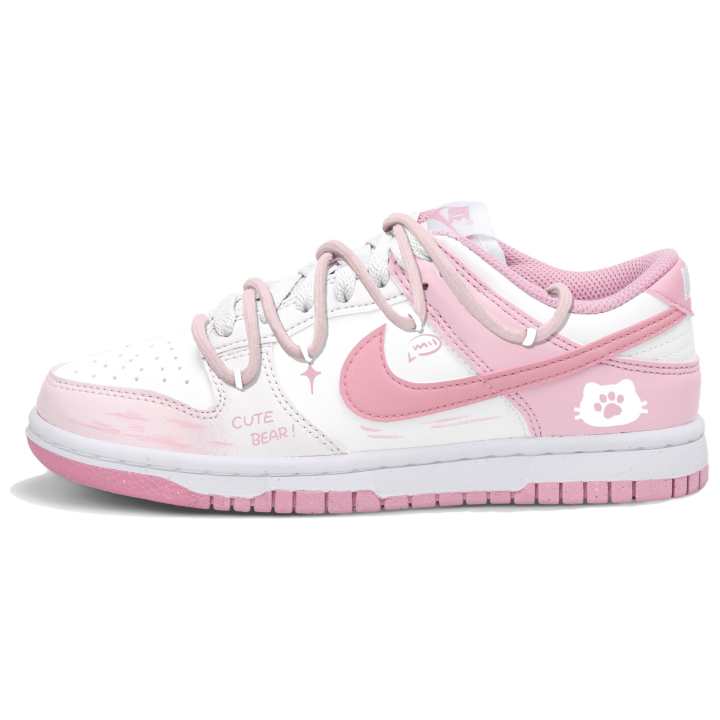 Nike Nike Dunk Skateboard Shoes Women's Low Top Pink