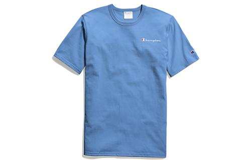 Champion Champion 2019/01/01 T Shirt US Version Unisex 1 Pc Light Blue