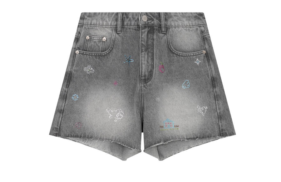 F426 F426 Denim Shorts Unisex Moderate