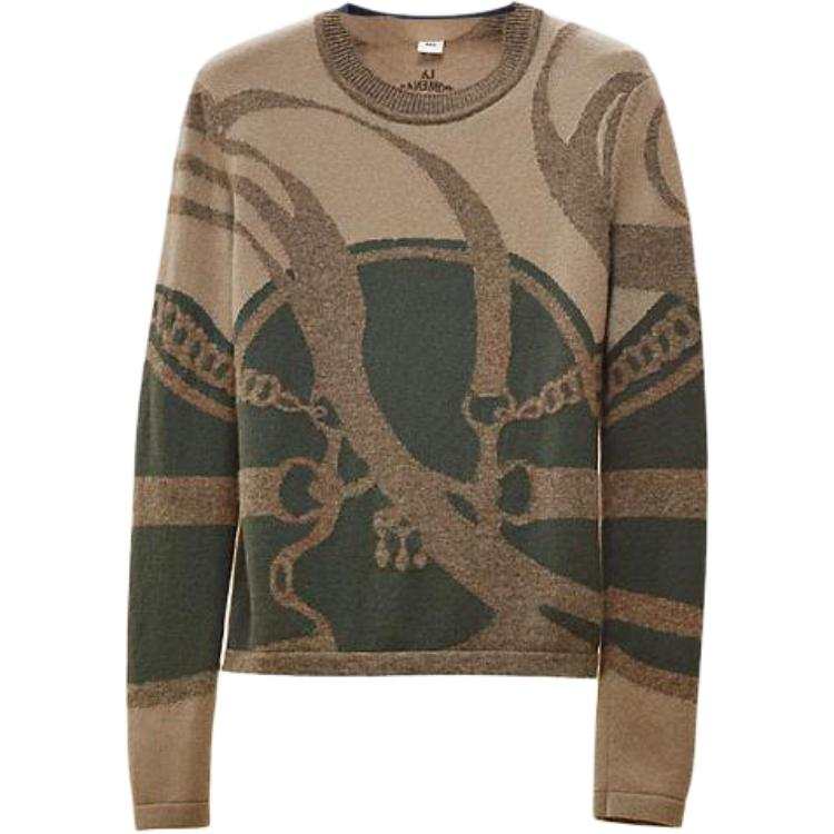 HERMES FW22 Sweater Women's Gobi Green