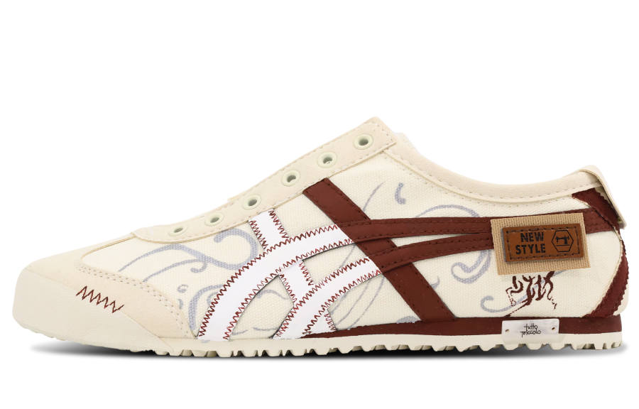 Onitsuka Tiger MEXICO 66 SLIP On Casual Shoes Unisex Low Top Red