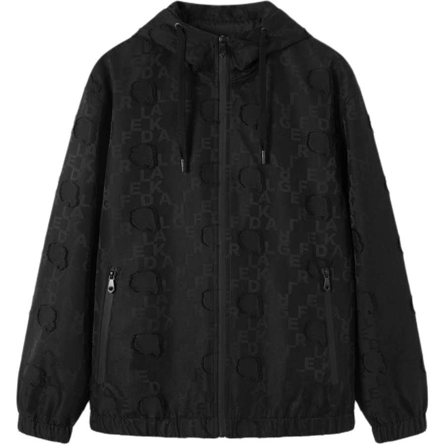 KARL LAGERFELD / Karl Lagerfeld Jeans Jackets Men's Black Hooded Non Detachable Moderate Other