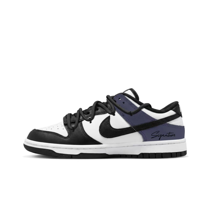 Nike Nike Dunk Skateboard Shoes Unisex Low Top Blue Black White