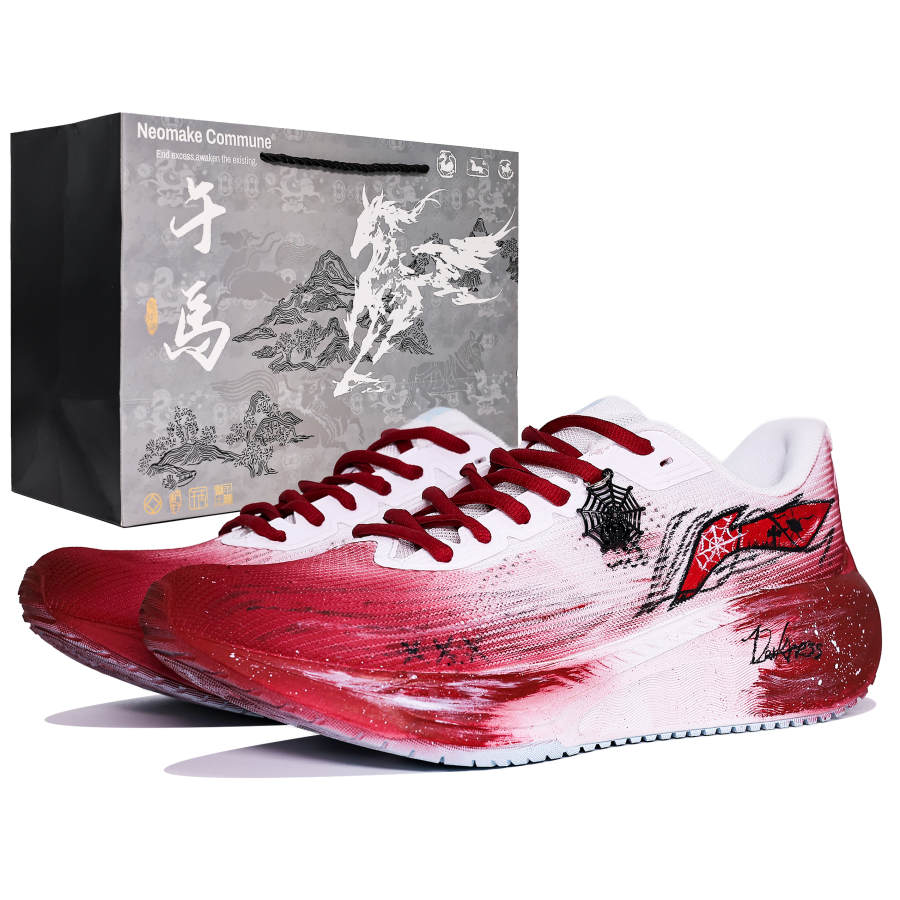 Li-Ning Li Ning Version 2.0 Running Shoes Men's Low Top Red/Black