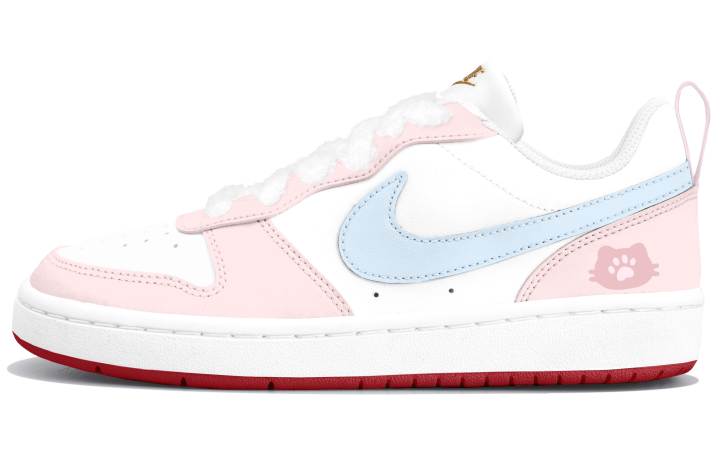 Nike Nike Court Borough Skateboard Shoes Women's Low Top Pink