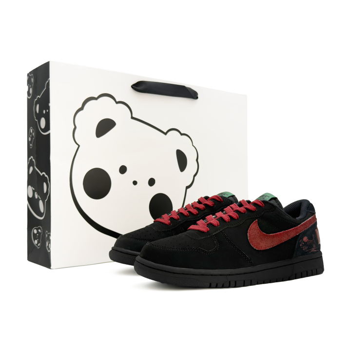 Nike Nike Big Skateboard Shoes Men's Low Top Burgundy