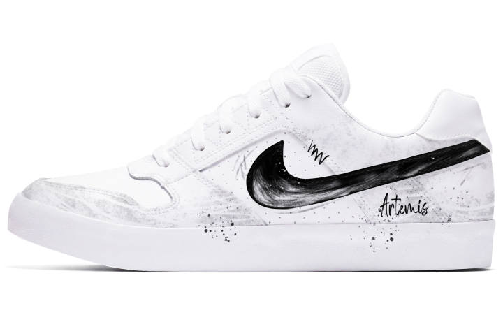 Nike Nike SB Delta Skateboard Shoes Unisex Low Top Gray/White/Black