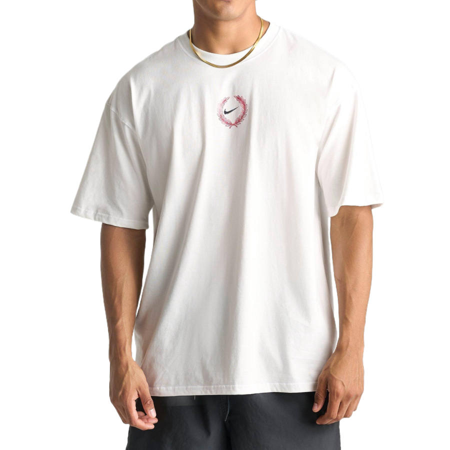 Nike Nike Sportswear T Shirts Men's Peak White Crew Neck Moderate