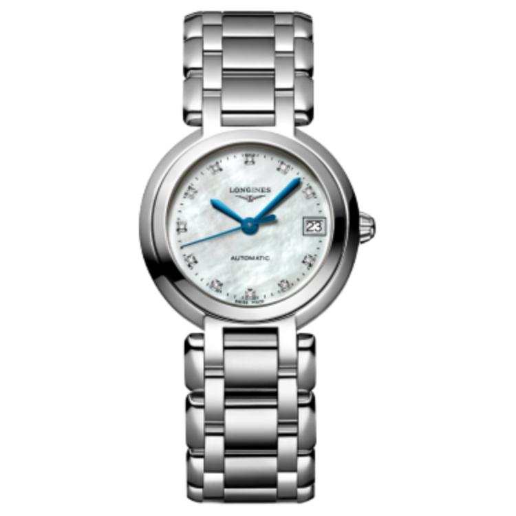 LONGINES Heart Moon Collection Automatic Mechanical Movement Women's Watch 26.5mm White Dial