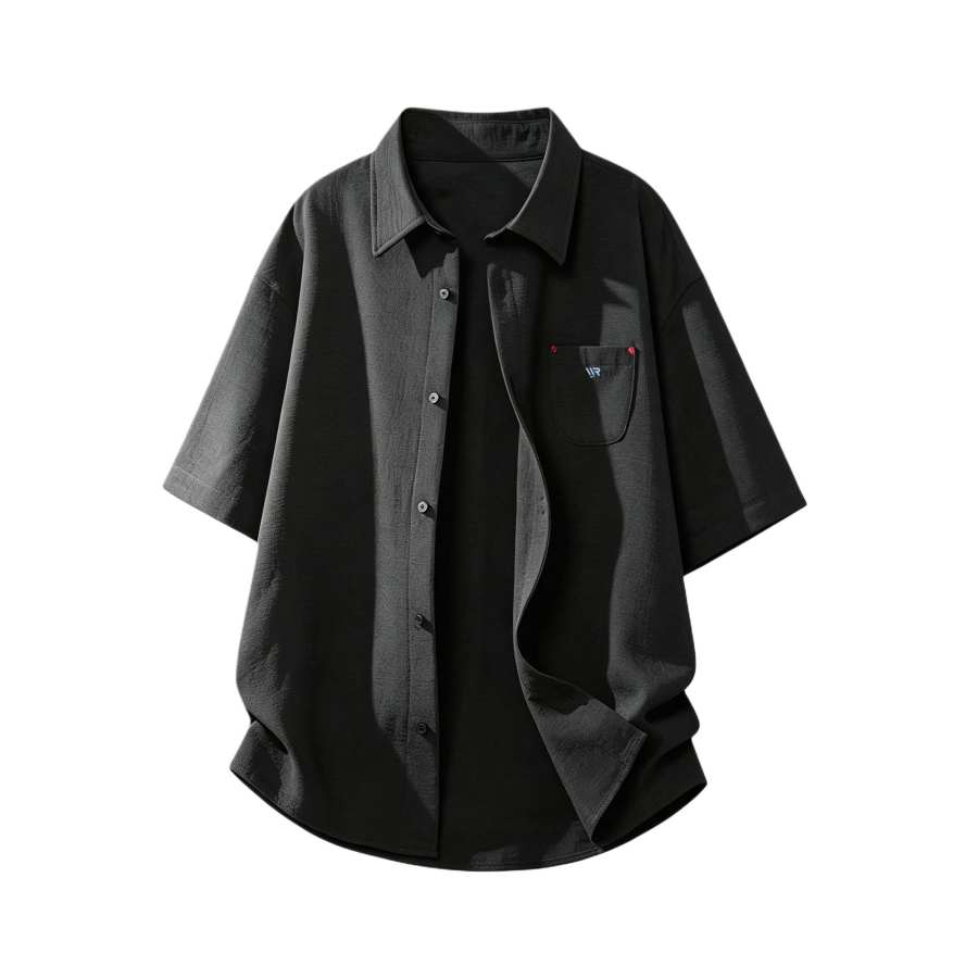 WARRIOR WARRIOR Shirts Unisex Lapel Moderate Straight Fit