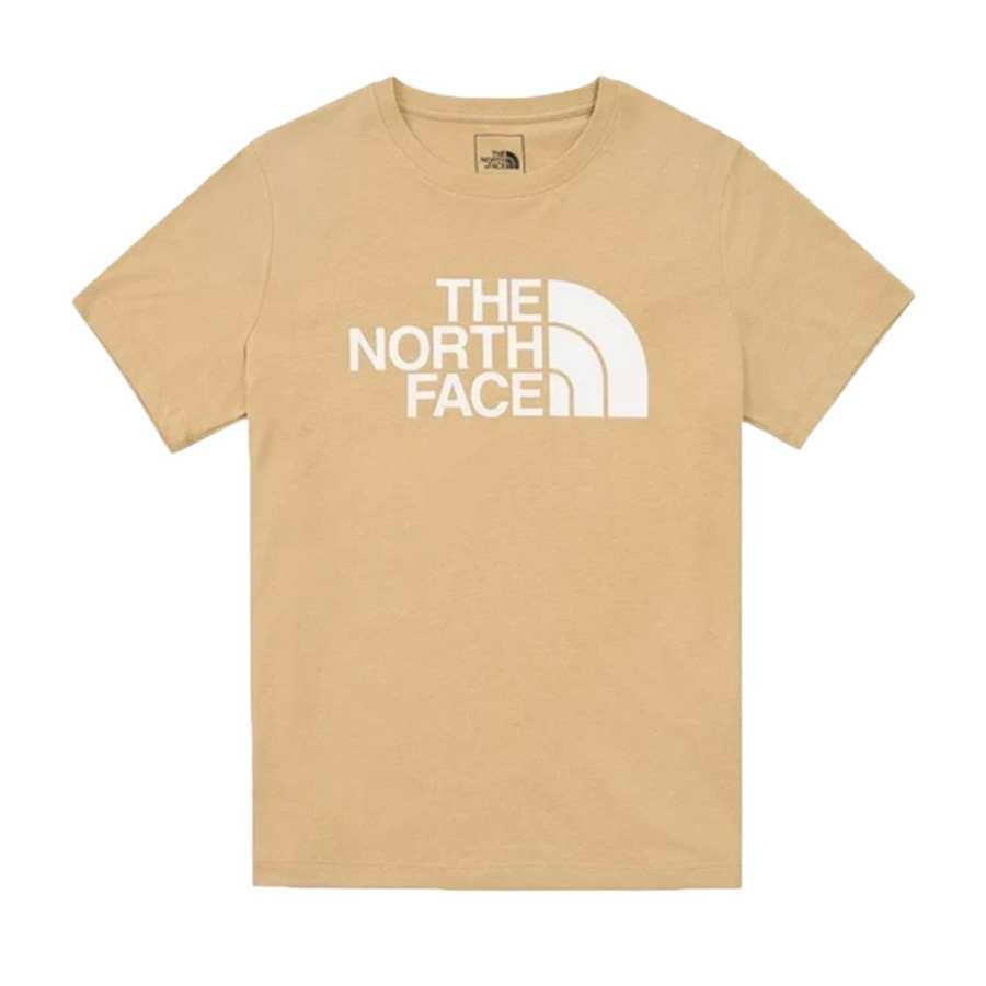 THE NORTH FACE T Shirts Women's Khaki/LK5 Crew Neck Moderate