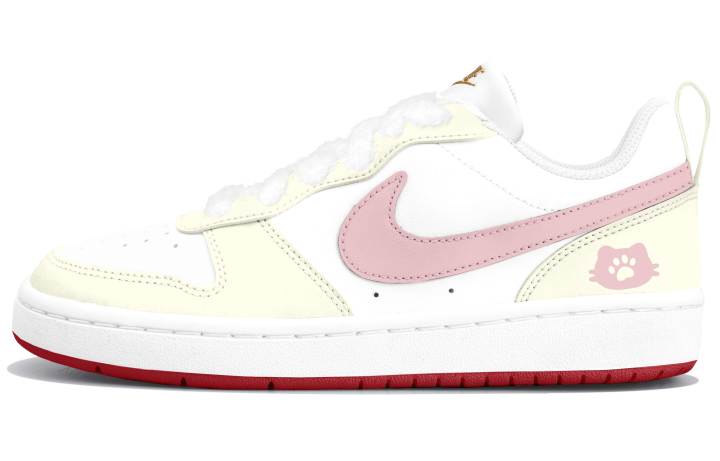 Nike Nike Court Borough Skateboard Shoes Women's Low Top Pink