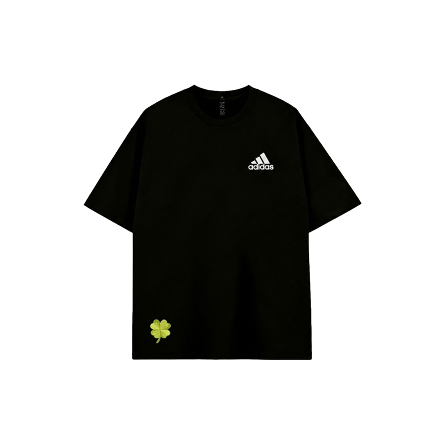 Adidas Adidas MUST HAVES T Shirts Unisex Graffiti Black Crew Neck Moderate Nipped In Waist