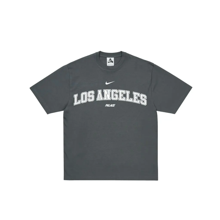 Nike Nike X PALACE T Shirts Unisex Dark Gray Crew Neck Moderate