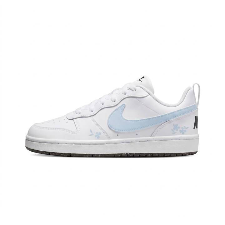 Nike Nike Court Borough Skateboard Shoes Unisex Low Top White/Blue
