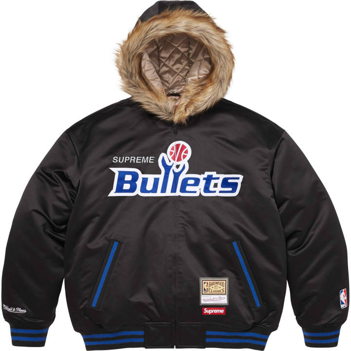 Supreme Supreme X Mitchell Ness Supreme/Mitchell & Ness Co Branded Collection Jackets Unisex Hooded Non Detachable Moderate Other