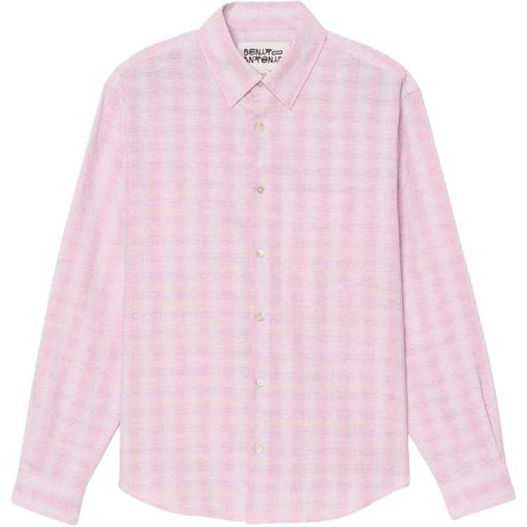 ZARA Bad Bunny Shirts Men's Light Pink Red Moderate