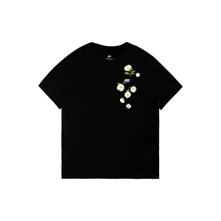 Nike Nike Sportswear T Shirts Men's Black/White/Dark Gray Crew Neck Moderate