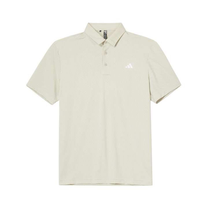 Adidas Adidas Golf Clothing Men's White/Miracle Bauxite Brown Polo Collar Moderate