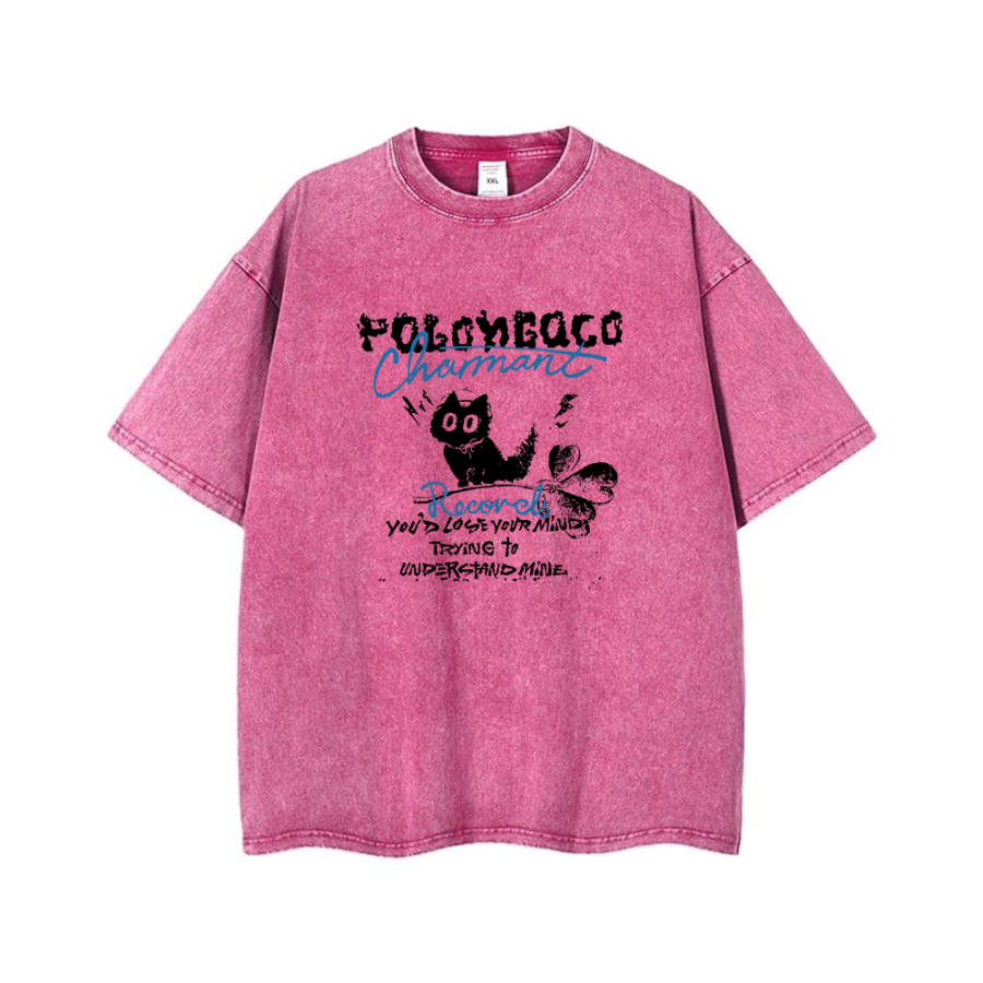 PAL ONGACO T Shirts Unisex Crew Neck Thin Straight Fit