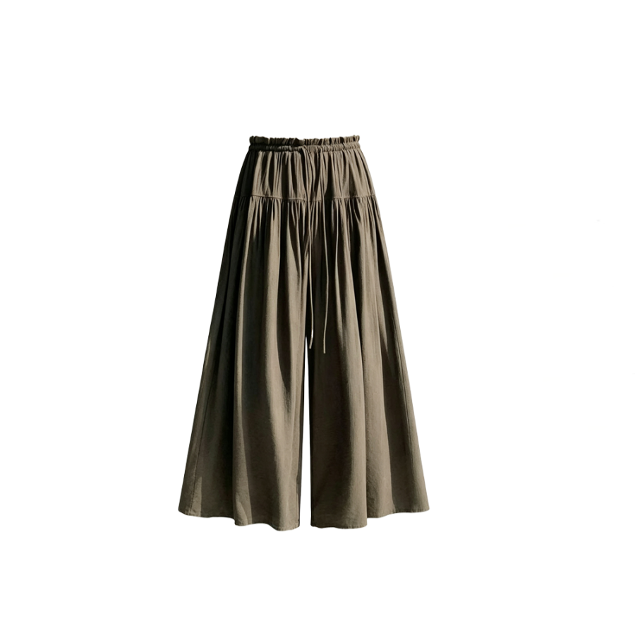 CPAURA Casual Pants Women's Thin Wide Leg Pants