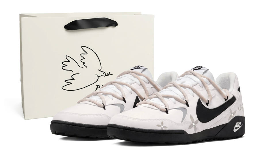 Nike Nike Terra Manta Ecru Rebel Synthetic Leather Slip Resistant Abrasion Resistant Skateboard Shoes Unisex