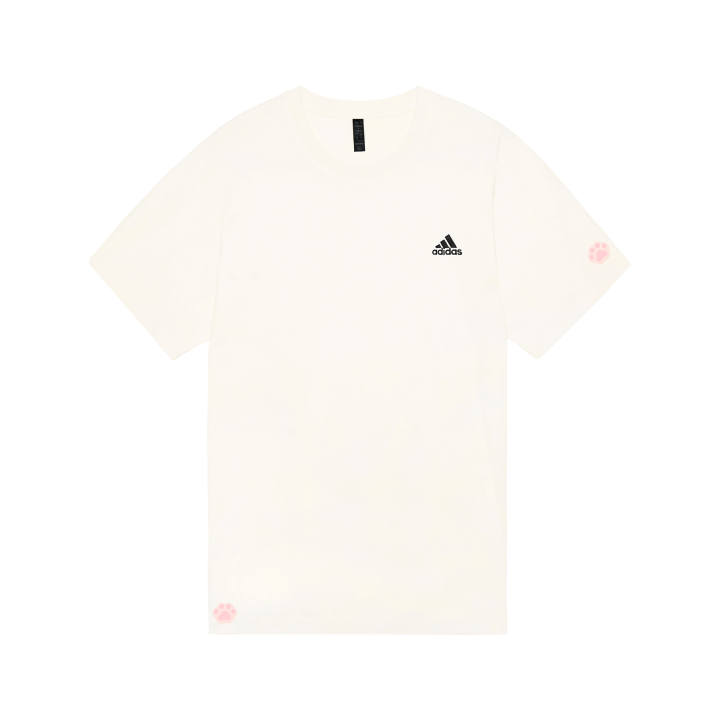 Adidas Adidas MUST HAVES T Shirts Unisex Ecru Crew Neck Moderate Straight Fit