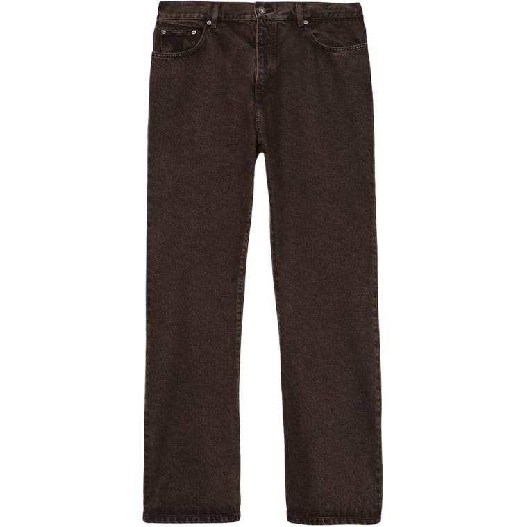 ZARA Bad Bunny Jeans Men's Brown Flared Pants