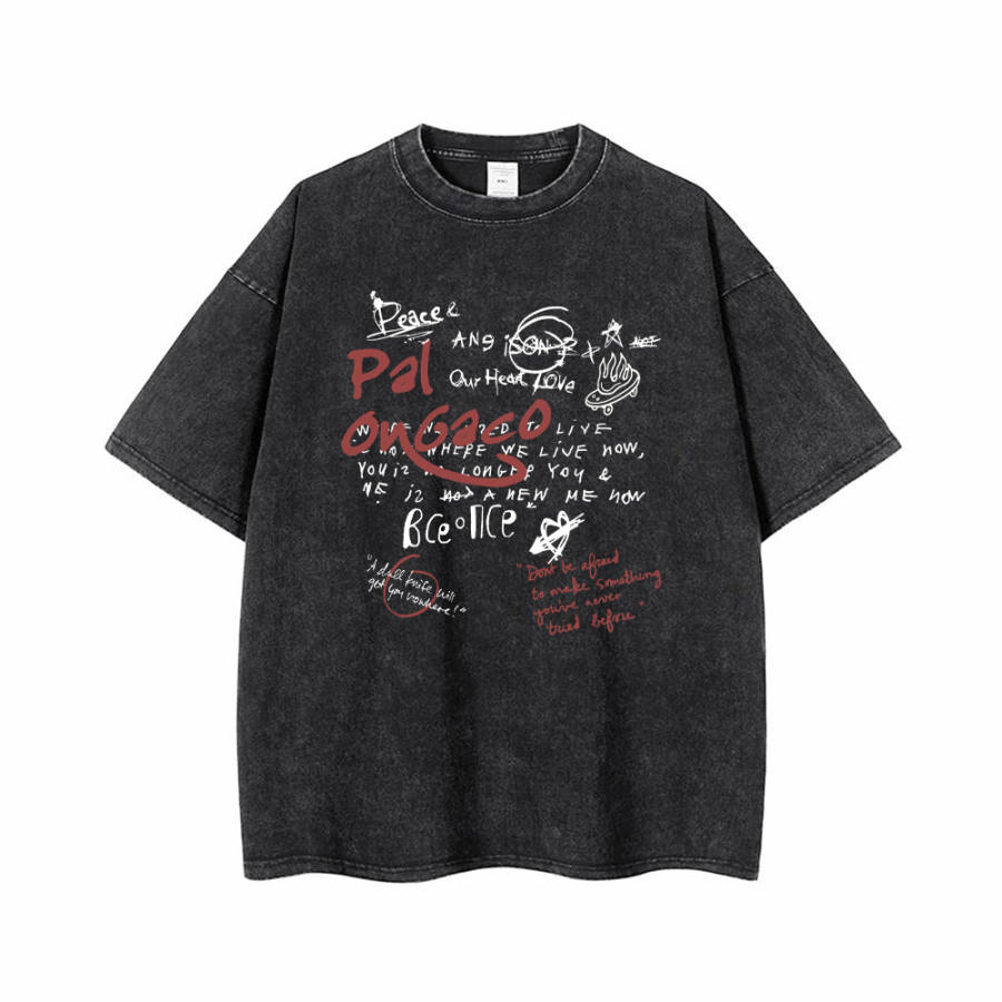PAL ONGACO T Shirts Unisex Crew Neck Thin Straight Fit