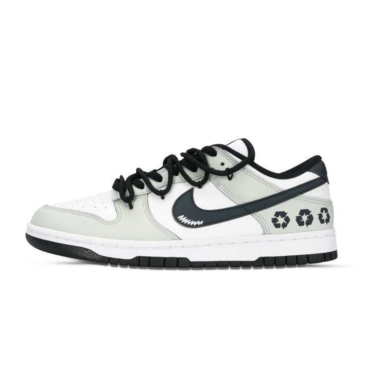 Nike Nike Dunk Skateboard Shoes Unisex Low Top Black/White/Gray
