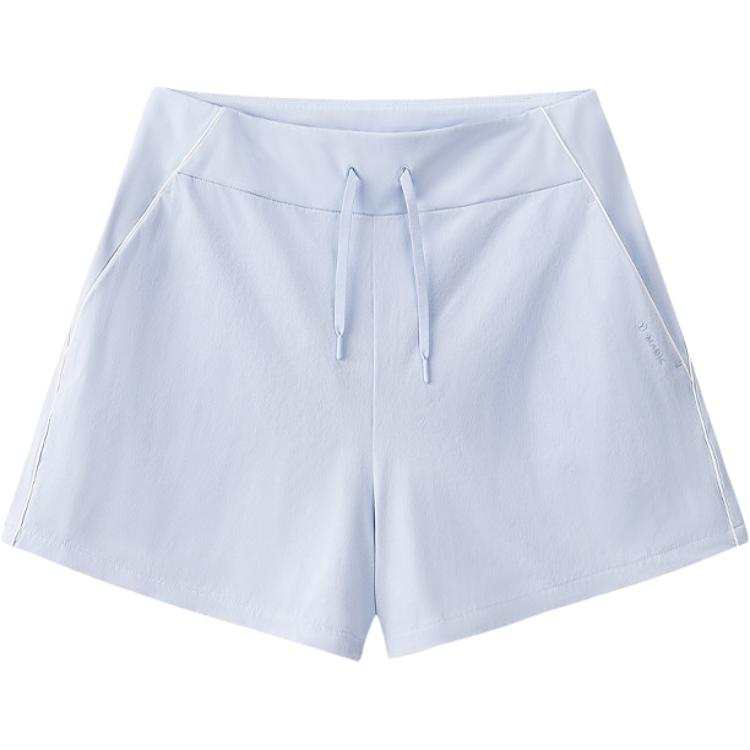 ANTA Variety Training Collection Sports Shorts Women's Matte Blue Thin