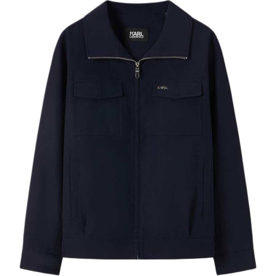 KARL LAGERFELD / Karl Lagerfeld Jeans Jackets Men's Navy Blue Lapel Moderate Other