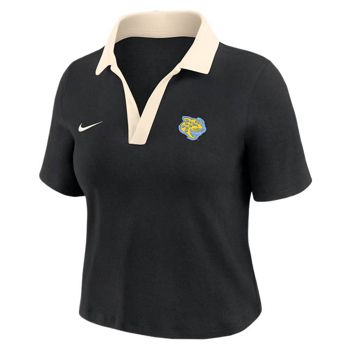 Nike Nike Polo Shirts Women's Black Polo Collar Moderate