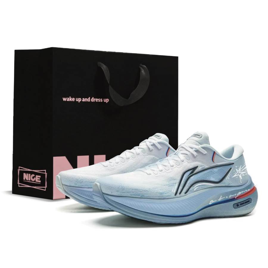 Li-Ning Li Ning Yueying 5 Cushioning Abrasion Resistant Breathable Low top Casual Running Shoes Men's Blue